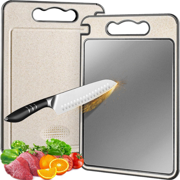 Planche à découper de cuisine en titane
