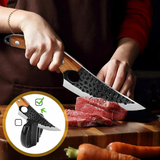 Couteau de cuisine forgé à la main