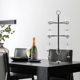 Présentoir d'arbre de verres à vin