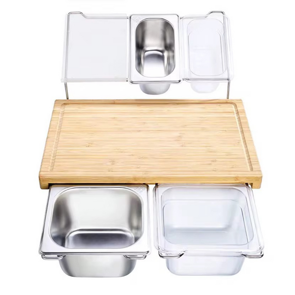 Planches à découper en bambou extensibles