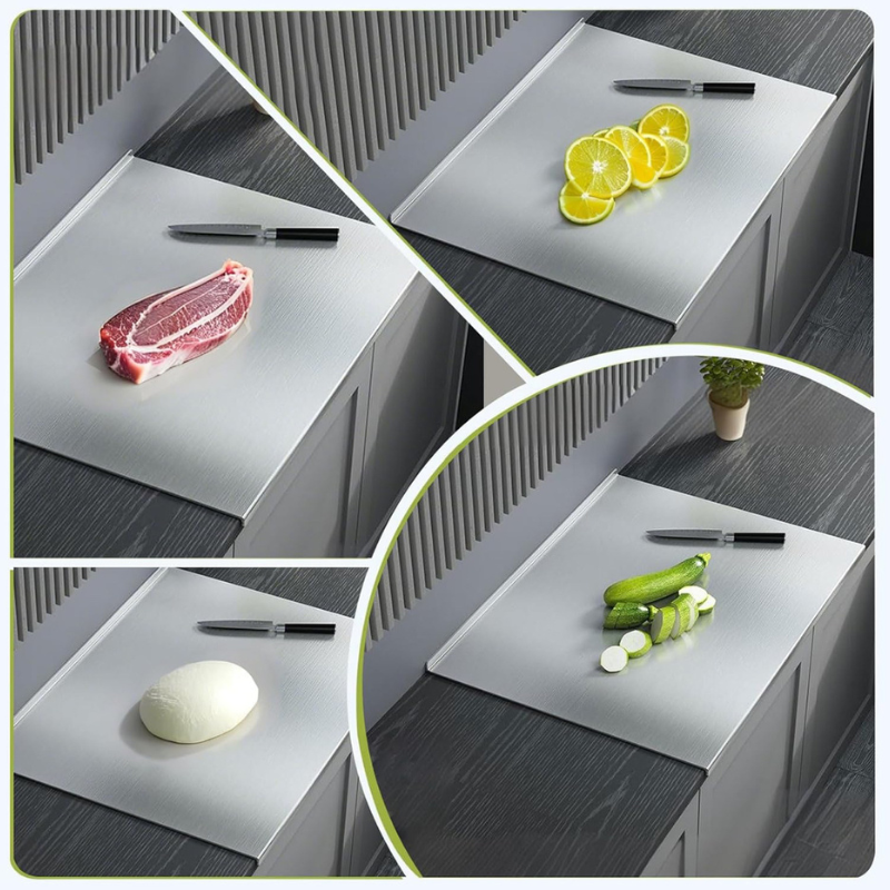 Planche à découper en acier inoxydable