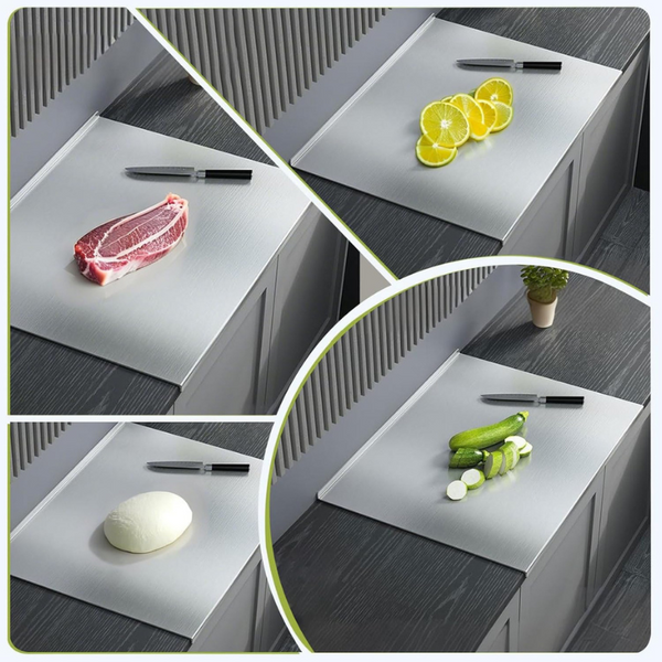 Planche à découper en acier inoxydable