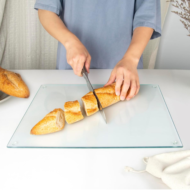 Planche à découper en verre trempé