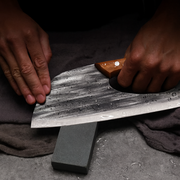 Couteau de cuisine forgé a la roche
