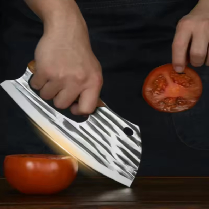 Couteau de cuisine forgé a la roche